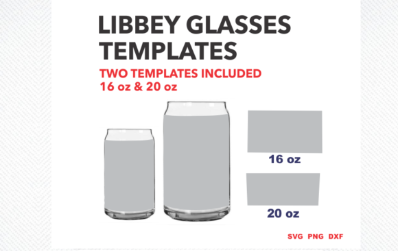 LIBBEY CAN TEMPLATE SVG: Graphics for Crafts & Real Client Projects