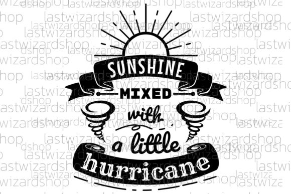 Sunshine Mixed with a Hurricane Svg