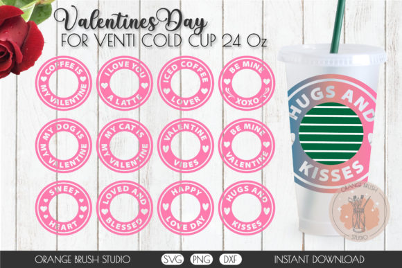 Valentine SVG Bundle Cup 24 Oz: Graphics for Crafts & Campaigns