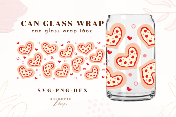 Valentine Svg Wrap Libbey Glass: Graphics and Crafts