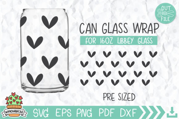 Valentines Day Gift Can Glass Svg: Graphics for Crafts